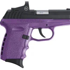 SCCY CPX-2 9mm Pistol with Purple Frame and Red Dot