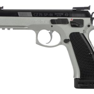 CZ 75 SP-01 Shadow Dual-Tone 9mm 4.61-inch 18Rds Silver Fiber Optic Front / Adjustable Rear Sights
