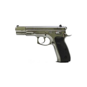 CZ 75B Polished Stainless 9mm 4.7-inch 16Rd Fixed Sights