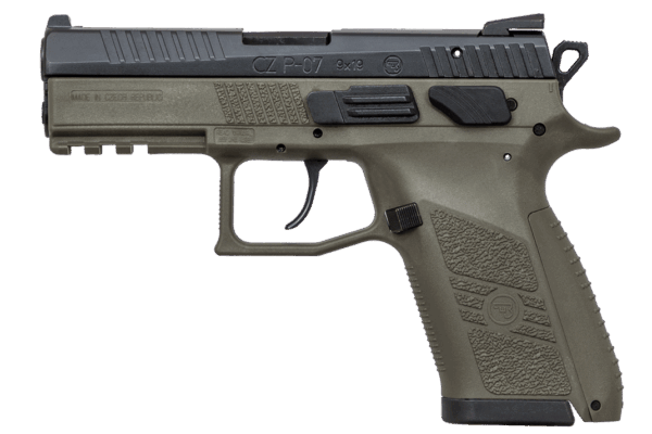 CZ P-07 OD Green / Black 9mm 3.75-inch 10Rds