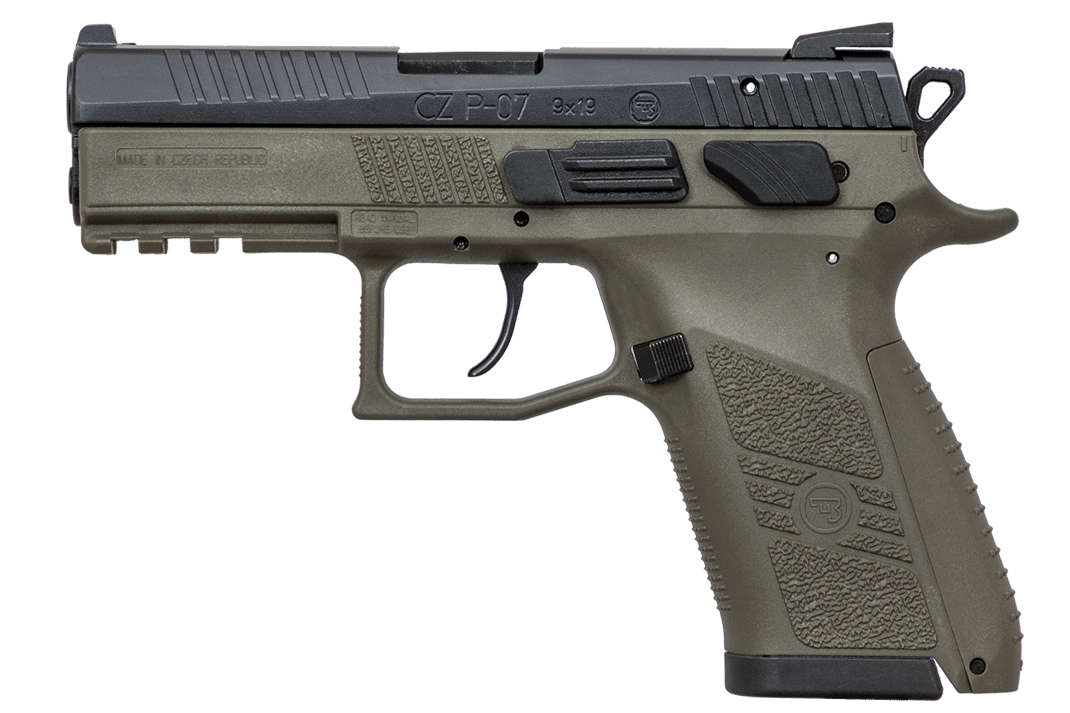 CZ P-07 OD Green / Black 9mm 3.75-inch 10Rds