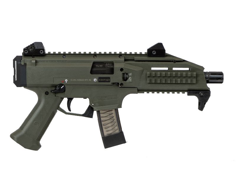 CZ Scorpion Evo 3 S1 Pistol OD Green 9mm 7.72-inch 20Rds