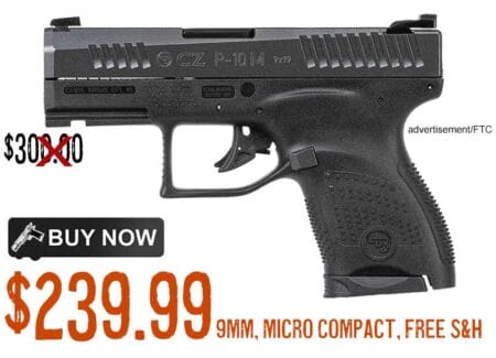 CZ P-10 M 9mm Micro-Compact Pistol