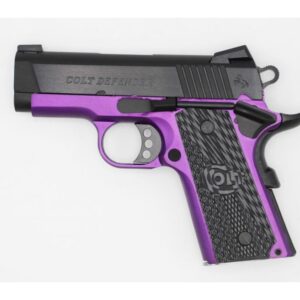 Colt Firearms 1911 Defender Purple Frame / Blued Slide .45 ACP 3-inch 7Rds TALO Exclusive