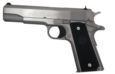 Colt Firearms 1991 Government Stainless .38 Super 5-inch 9Rd