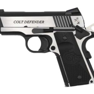 Colt Firearms Combat Elite 1911 Defender Stainless / Black 9mm 3-inch 8Rds