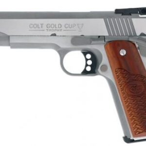 Colt Gold Cup Trophy 45ACP Custom Competition 5-inches SS 8Rds