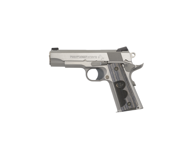 Colt Firearms Wiley Clapp Stainless Commander .45 ACP 4.25-Inch 8Rd TALO Exclusive