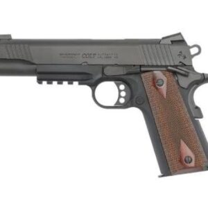 Colt Firearms Lightweight Government Model Rail Gun BLack / Walnut .45 ACP 5-inch 8 Rd