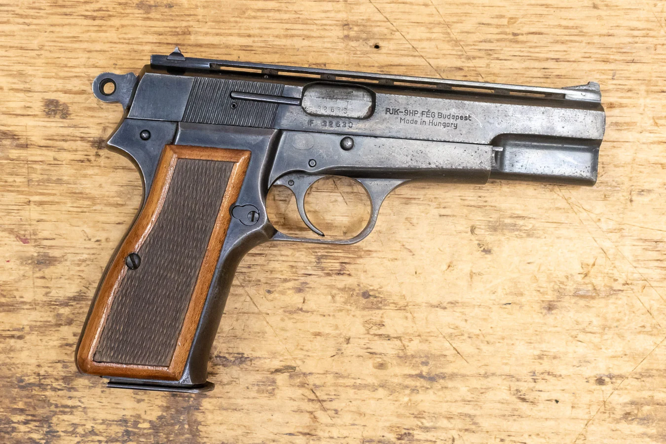 Feg PJK-9HP 9mm Police Trade-in Pistol with Vent Rib