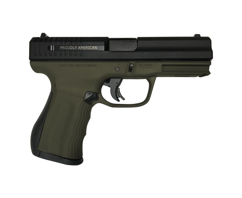 FMK Firearms 9C1 G2 FAT OD Green Frame / Black Slide 9mm 4-inch 14Rds