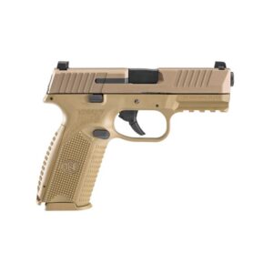 FN 509 9mm Luger 17 1 4″ Fixed Sights Flat Dark Earth