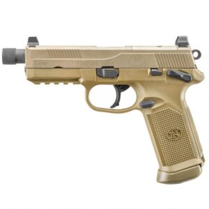 FN FNX-45 Tactical Threaded Barrel Flat Dark Earth .45 ACP 5.3-inch 15Rds