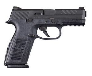 FN America FNS-40 Full Size Pistol 40 S&W 4 Inch Black Night Sights Non-Manual Safety 14Rd