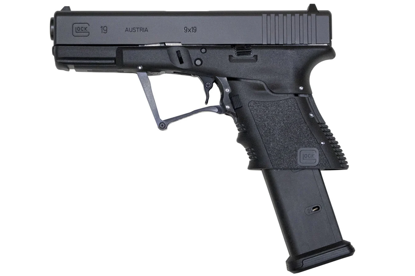 Full Conceal GLOCK 19 9mm Pistol with Aftermarket M3D