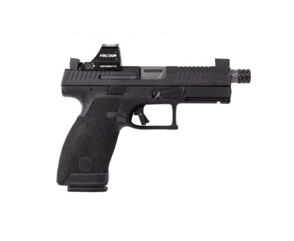 The Gun Co Custom CZ P-10 Compact Type 2 Combat Duty Black 9mm 4.61″ 17 RD Holosun Reflex Sight