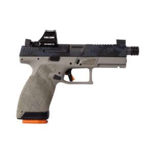The Gun Co Custom CZ P-10 Compact Type 2 Urban Battle Grey 9mm 4.61″ 15 RD Holosun Reflex Sight