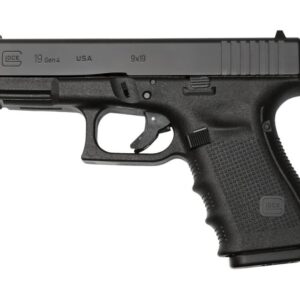 Glock 19 Gen4 9mm Black 4.0-inch 15Rd Fixed Sights USA Made