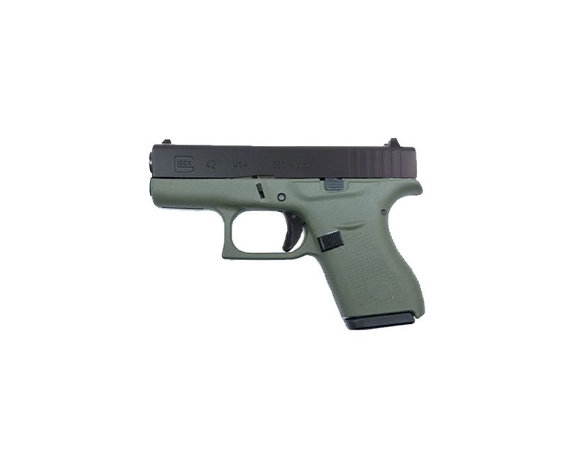 Glock 42 FS Battlefield Green .380 ACP 3.25″ Barrel 6-Rounds