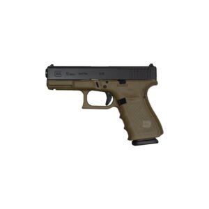 Glock G19 G4 OD Green / Black 9mm 4-inch 15Rds MOS