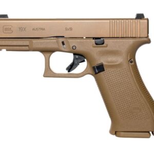 Glock G19X Crossover Flat Dark Earth 9mm 4.02″ Barrel 10-Rounds Glock Night Sights