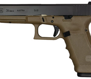 Glock G34 G4 ODG 9MM 4 Inch 17Rd MOS w/3 magazines