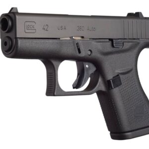 Glock G42 Black .380 ACP 3.25-inch 6Rd Night Sights USA Made