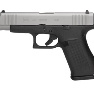 Glock G48 Compact Silver 9mm 4.17-inch 10Rds Fixed Sights