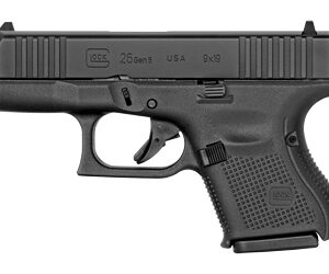 Glock G26 Gen 5 9mm 3.43″ Barrel 10-Rounds Fixed Sights