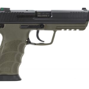 Heckler and Koch HK45 Tactical V1 LEA Pistol .45ACP, NS, DA/SA, 3 Mags, 10rd, Green