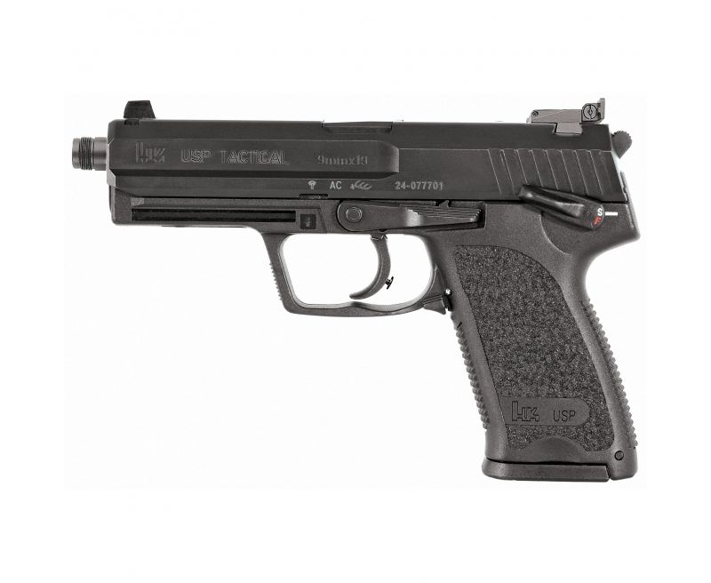 Heckler and Koch USP9 Tactical V1 9mm 4.86″ Barrel 15-Rounds