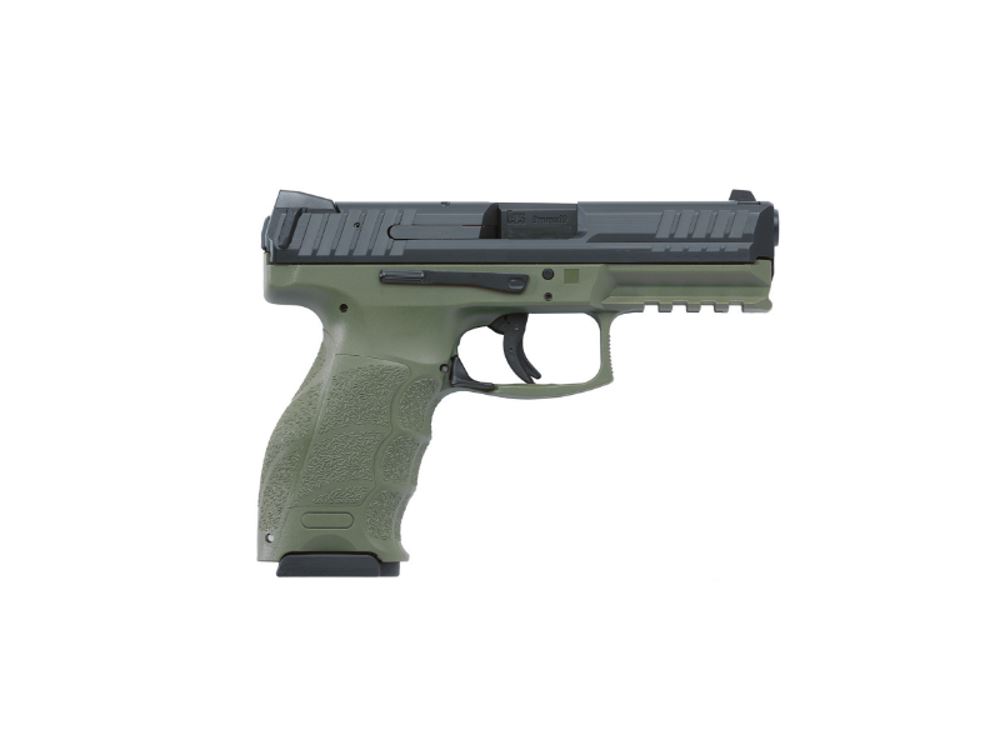 H&amp;K VP9 9MM Olive Drab Green / Black, 4 inch, 10 rd