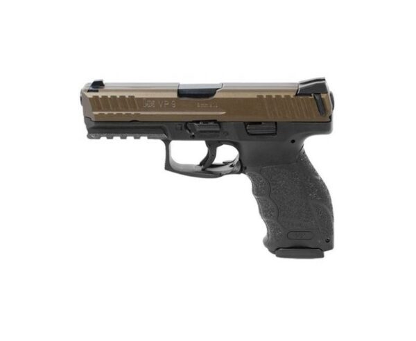 Heckler and Koch VP9 Midnight Bronze 9mm 4.09″ 15-Round Three-Dot Sights