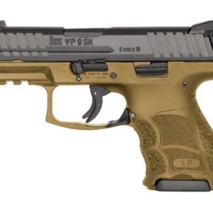 Heckler and Koch VP9SK Black / Flat Dark Earth 9mm 3.39-inch 10Rds Night Sights