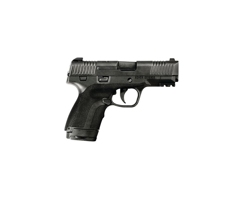 Honor Defense Honor Guard Sub-Compact Black 9mm 3.8in Barrel 8rds Long Slide