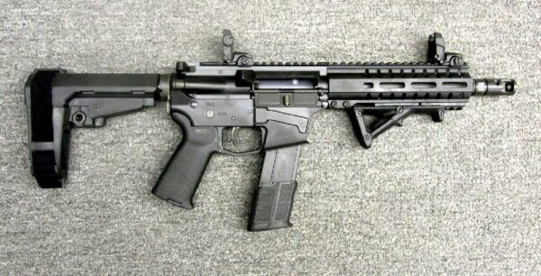 Cmmg Banshee 200 Mk57 5 7x28mm AR Pistol with 8 Inch Barrel AND Stabilizing Brace