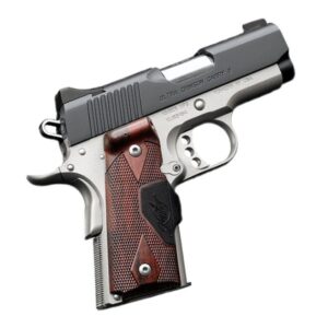 Kimber Ultra Crimson Carry II 45ACP 7 Rd 3 Inch Fixed Sights Two Tone Black/ Stainless Green Laser