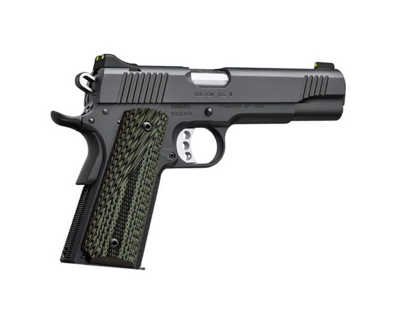 Kimber Custom TLE II 10mm 5 Inch 7 Rd Night Sights Black