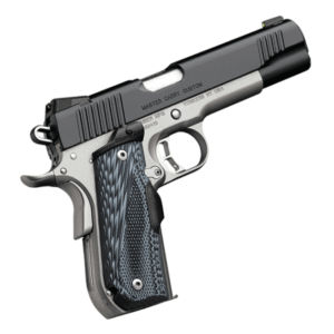 Kimber Master Carry Custom Matte Black / Satin Silver .45 ACP 5-inch 8Rd Night Sights Crimson Trace Lasergrips