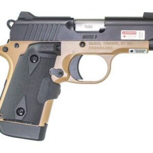 Kimber Micro 9mm 3.15-inch 7rd Desert Night Laser Grips