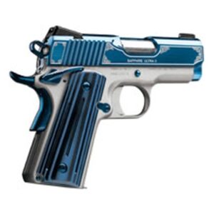 Kimber Sapphire Ultra II Blue PVD / Satin Silver .45 ACP 3-inch 8Rd Night Sights