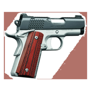 Kimber Super Carry Ultra Pistol 45 ACP 3 Inch Satin Silver Frame Matte Black Slide 7 Rd