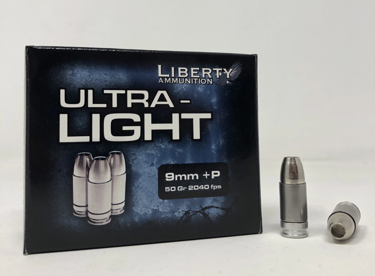 Liberty Ammo Civil Defense 9mm 50gr, LF Fragmenting HP