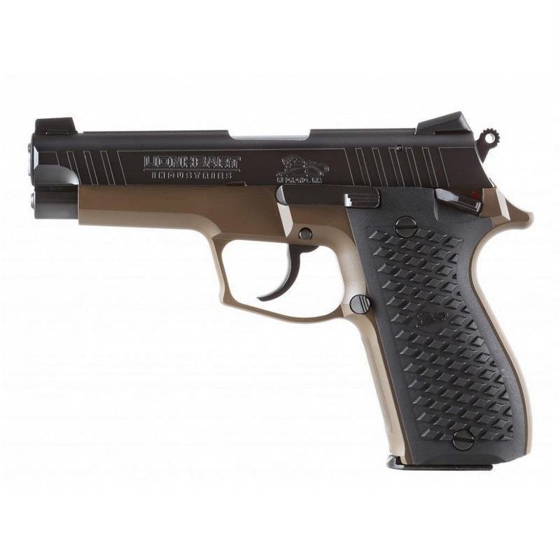 LIONHEART 1-009-NVK-BRN Pistol 4.1-inch FS 9MM 15rd