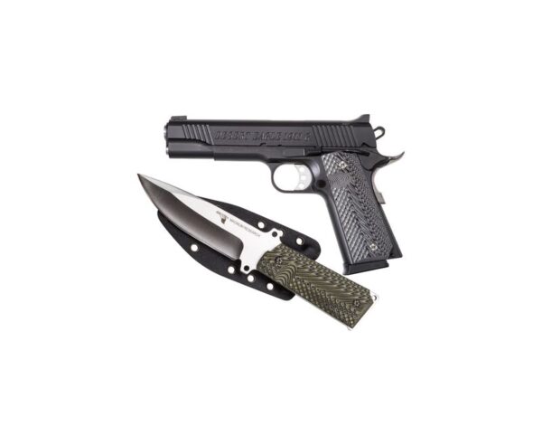 Magnum Research Black Desert Eagle 1911 45ACP 5 Inch with Knife