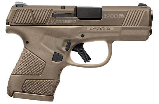 Mossberg MC1sc Cross-Bolt Safety 9mm 3.4″ Fixed Sights FDE