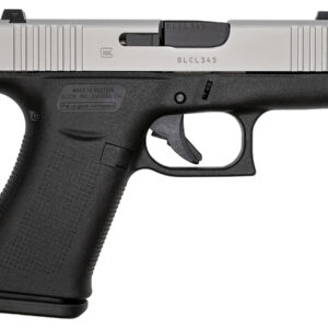 Glock 43x 9mm 10 Round Pistol with Silver Slide AND Glock Night Sights