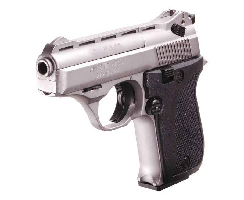 Phoenix Arms HP25A Nickel / Black .25 ACP 3-inch 9Rds