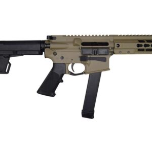 Brigade AR Style Battle Pistol Flat Dark Earth 9mm 5.5″ 33-Round