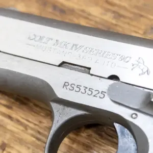 Colt Mustang Plus II Mark IV Series 80 380 ACP Used